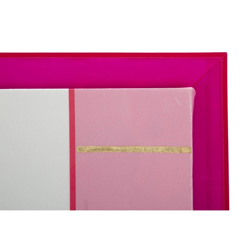 Stampa Su Tela Laccatto Acrylic Con Cornice -b- cm 60x3,3x80