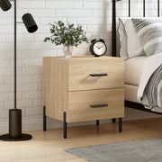 Comodino Rovere Sonoma 40x35x47,5 cm in Legno Multistrato 827330