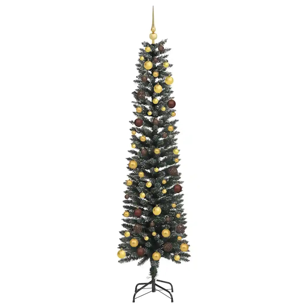 Albero di Natale artificiale con 300 LED Verde 210 cm 3395949