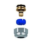 RACCORDO AUTOADATTABILE CROMO SATINATO- Dm in. 11.5/12 - Dm es. 14/16- CALEF- pezzi 1