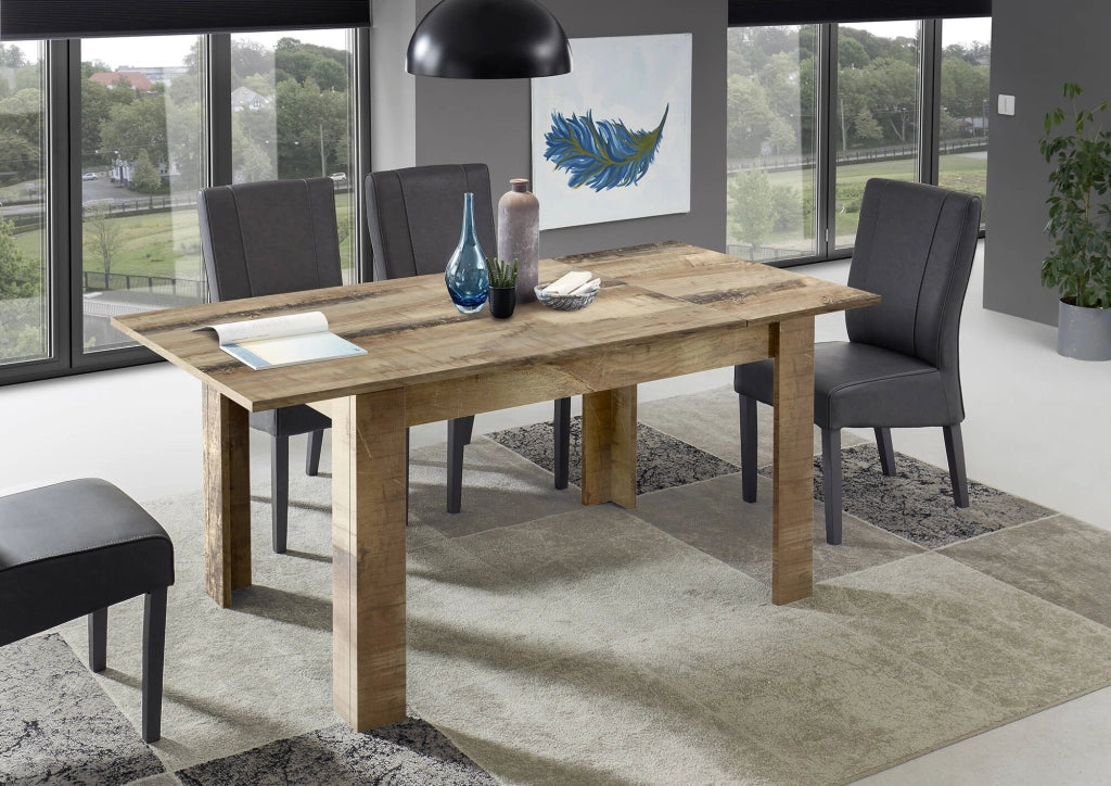 Takumi, Tavolo Allungabile Allungabile Made in Italy, 90x137x79h cm Marrone Acacia