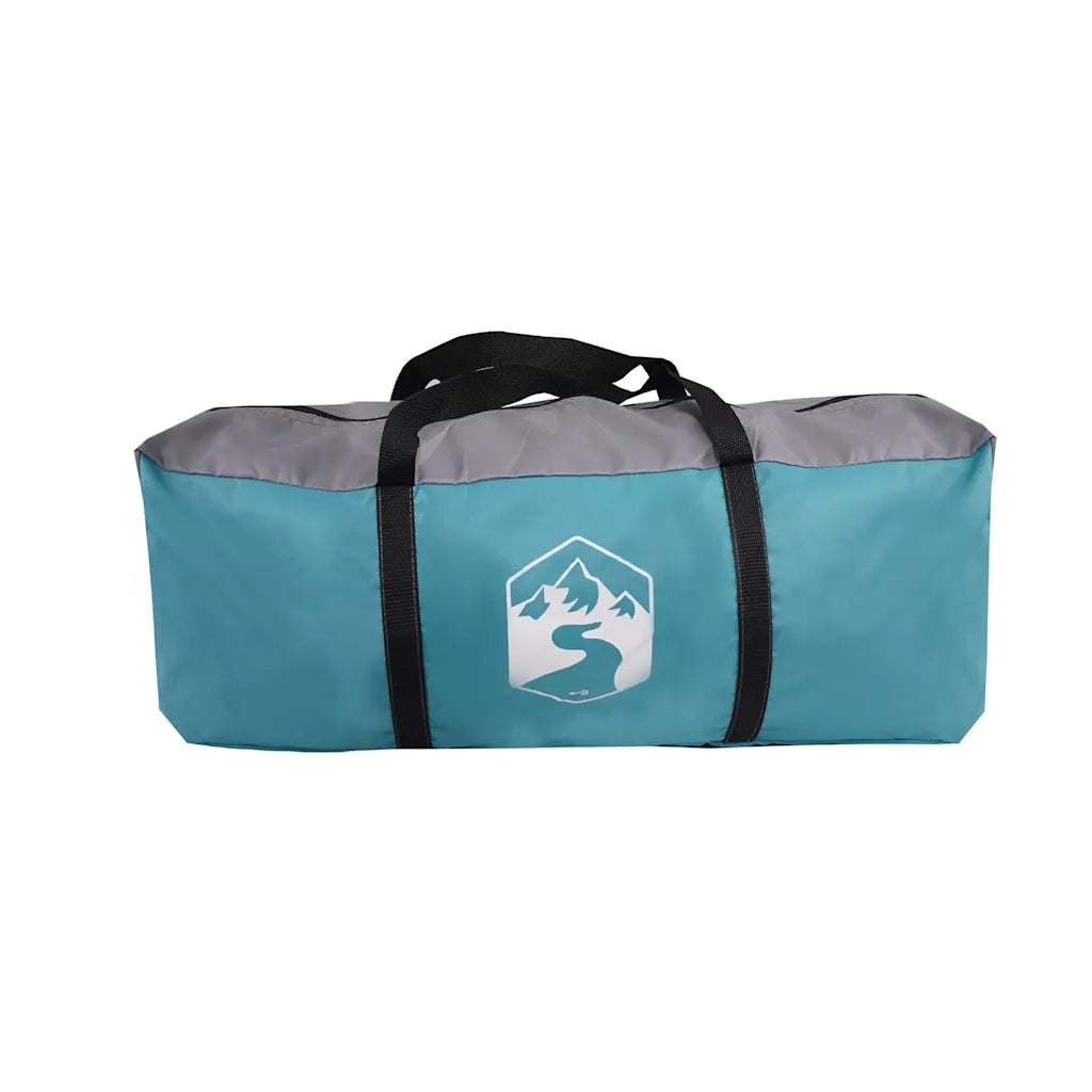 Tenda da Campeggio a Tunnel per 5 Persone-Tenda per Escursionismo Blu Impermeabile 371212