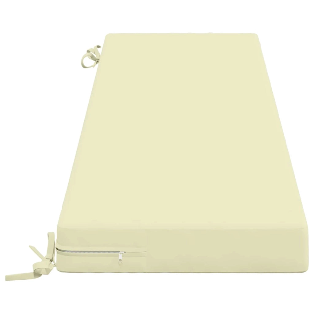 Cuscini per Panchina a 2 Pezzi SOEST 2 pz 100% Poliestere Crema 949869