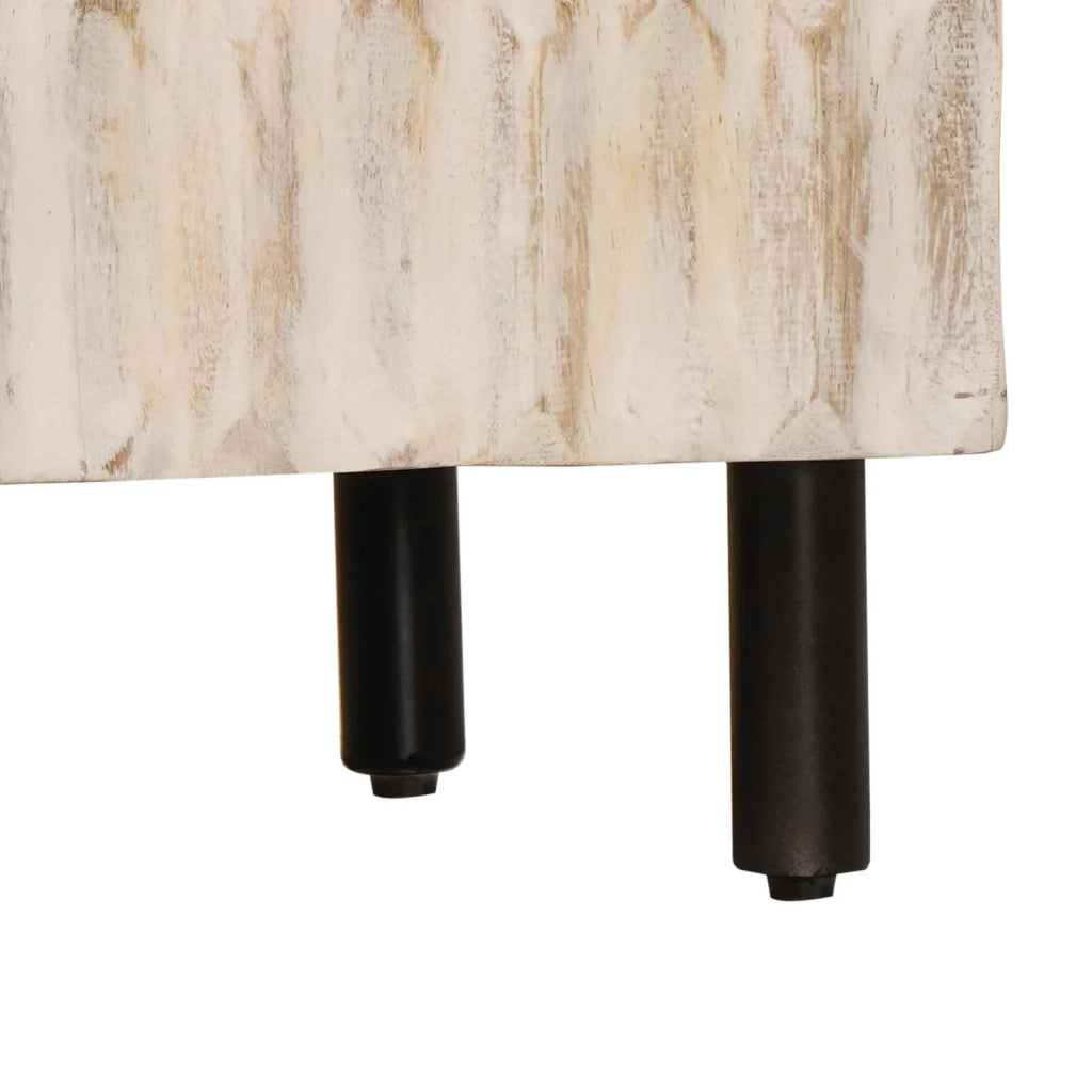 Credenza Finitura Bianco Lavato 60 x 33 x 75 cm