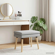Panchina a doppio strato Grigio Chiaro 60 x 40 x 46 cm Tessuto 42038417