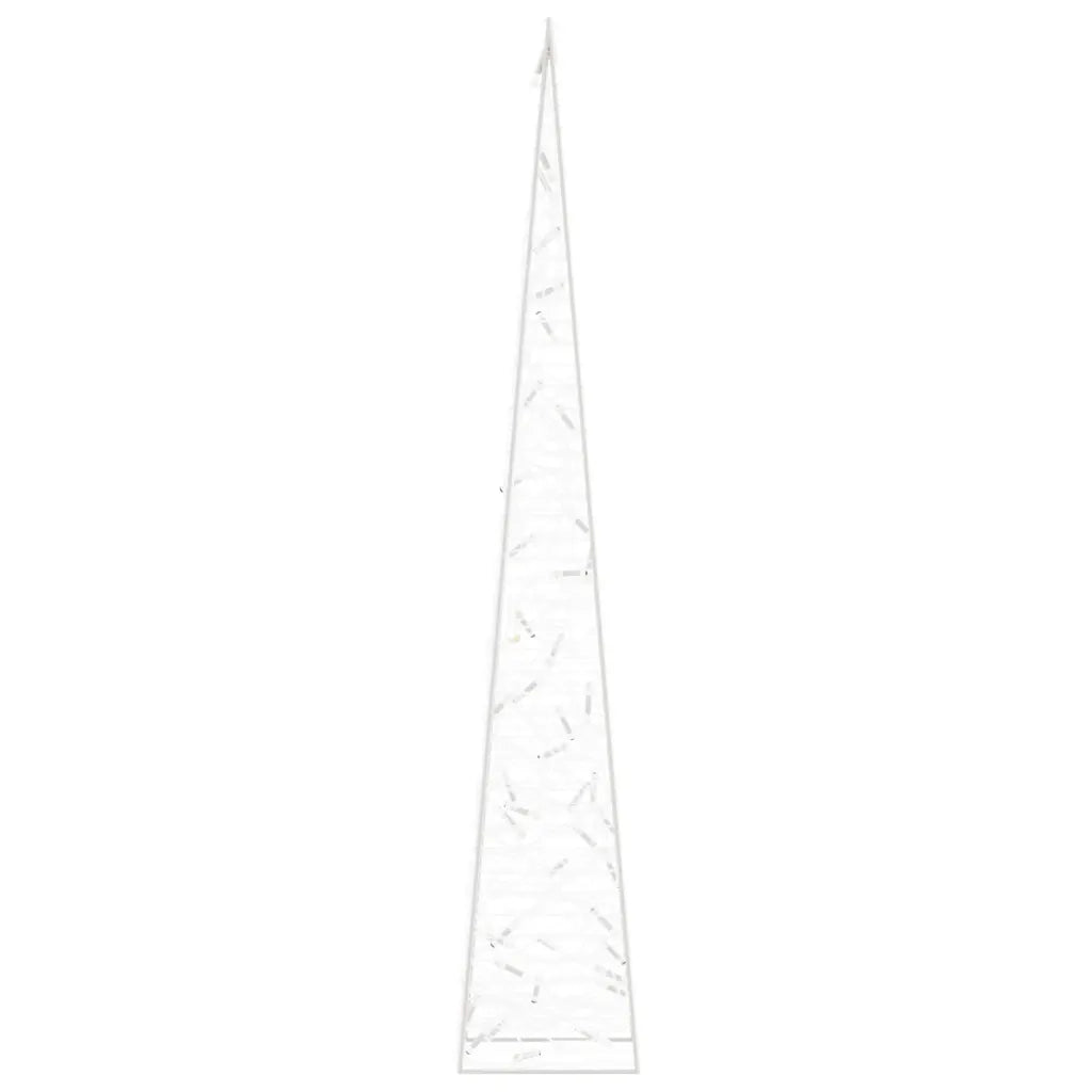 Cono di Luce LED Decorativo Acrilico Bianco Caldo 90 cm 328959