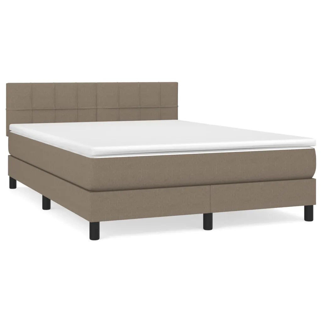 Giroletto a Molle con Materasso Tortora 140x190 cm in Tessutocod mxl 99492
