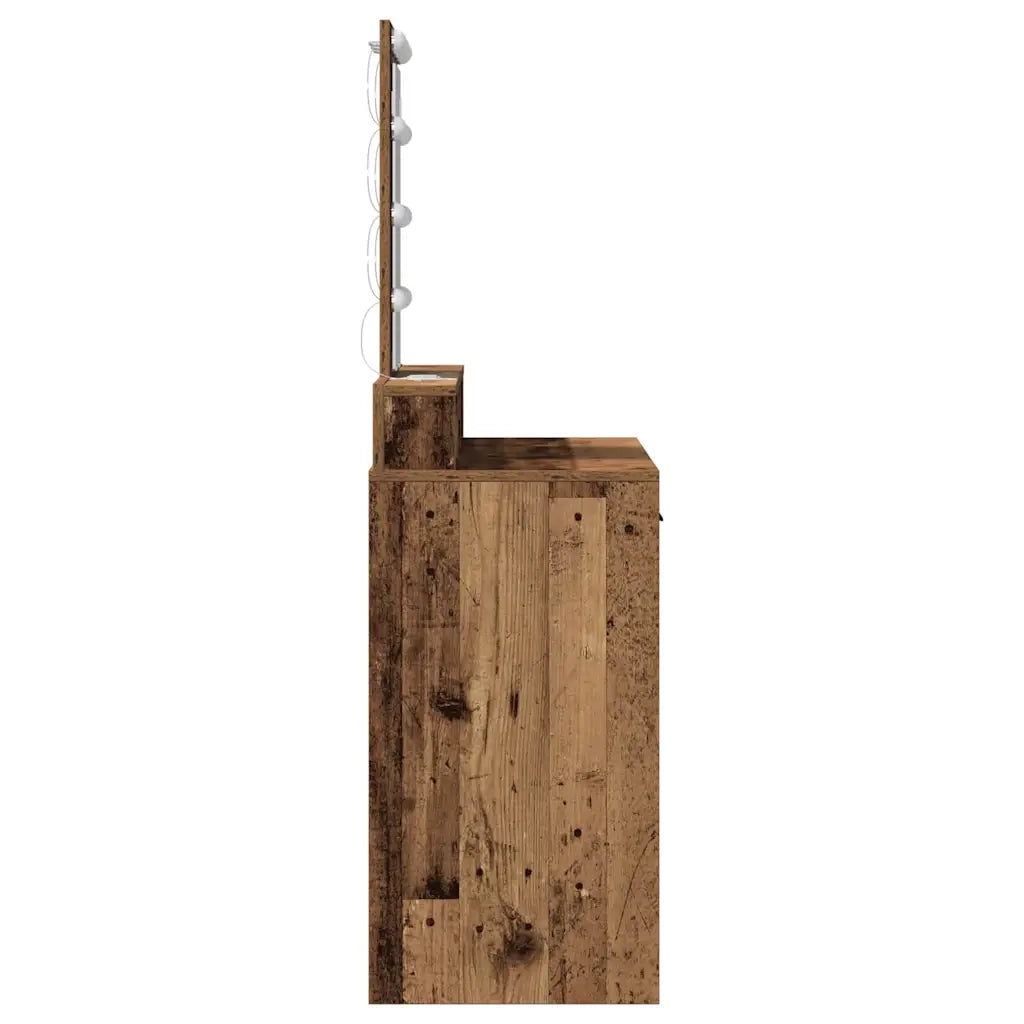 Tavolo da Trucco Marrone 100 x 41 x 140 cm Legno multistrato 865179