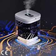 Umido Regolabile - 1000 ml Formato Compatto con Luce Notturna - Due Modalità di Spruzzo - Spegnimento Automatico - Incluso 2 Filtro - Ideale per Camera da Bambino e Abitazione - Bianco