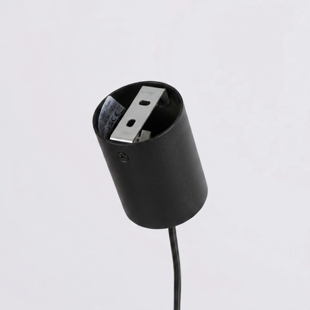 Lampadario KARBON 4 nero
