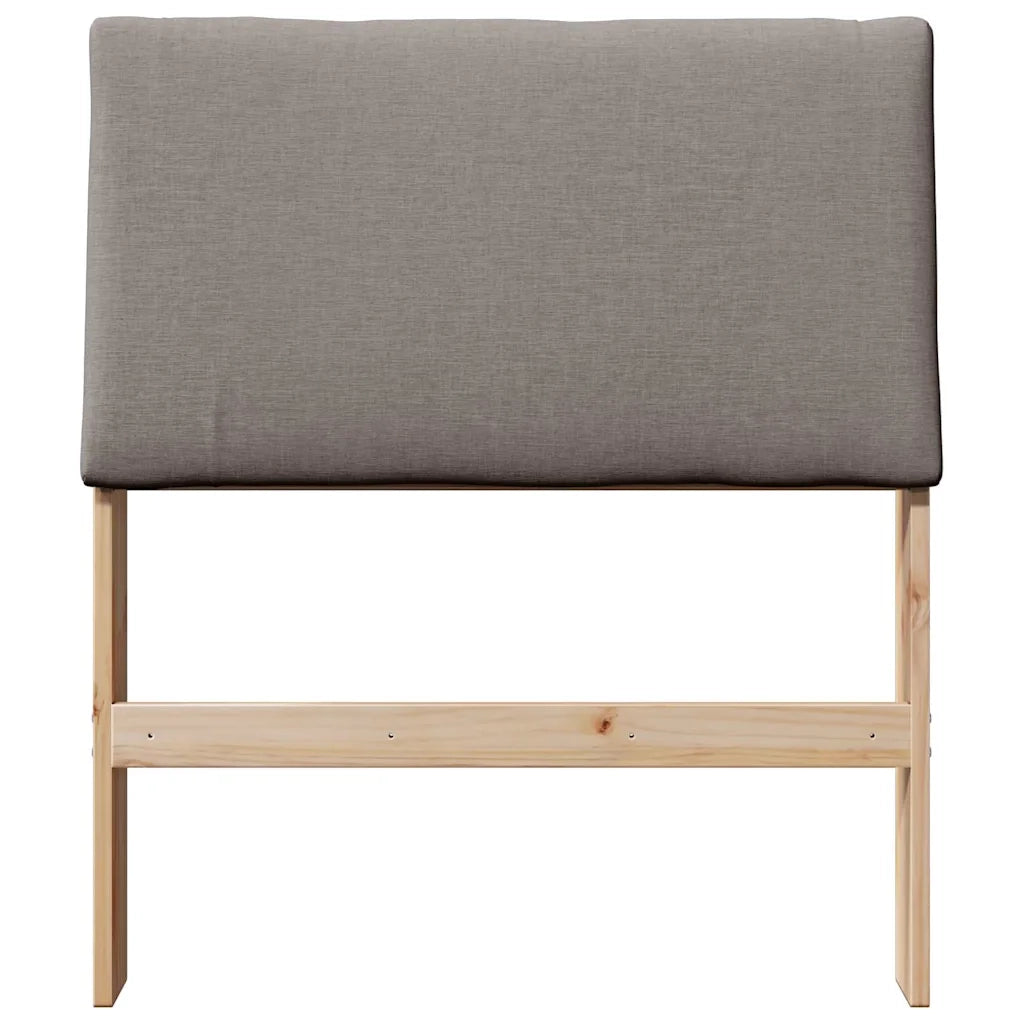 Testiera imbottita Talpa 80 cm Pino massello 879312