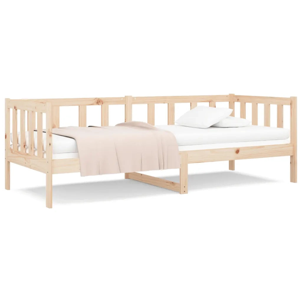 Letto singolo | Letto per adulti | Dormeuse senza Materasso 80x200 cm in Legno Massello di Pino