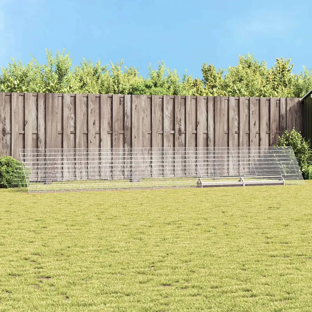 Gabbia per polli Argento 650 x 100 x 85 cm Acciaio zincato 3394439