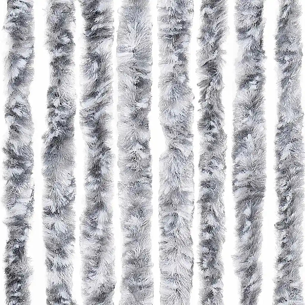 Zanzariera Bianco e Grigio 56x200 cm Ciniglia CFW3980940