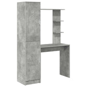 Scrivania | Tavolo da Ufficio 2 pz Grigio cemento