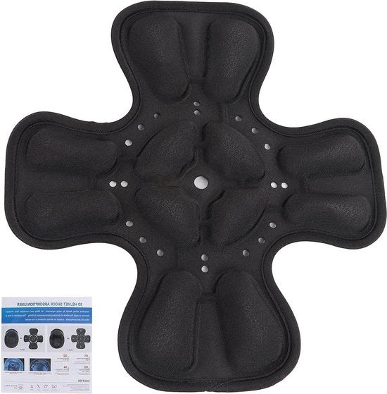 Set di Padding per Casco 360° Protezione Cranica - Padding Universale per Casco - Padding Schoc d'Urto per Casco - Accessorio per Motocicletta (A)