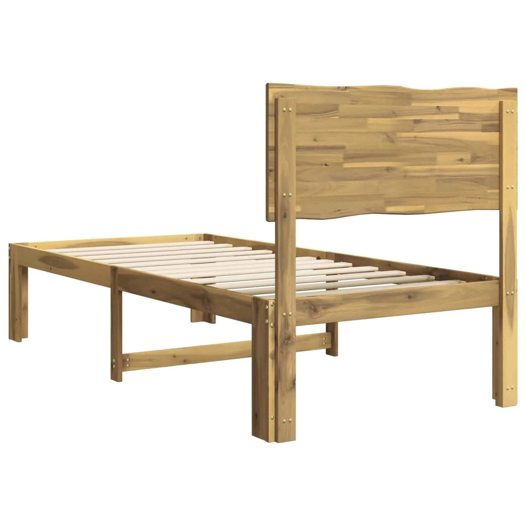 Letto Singolo con Testiera ROSTOCK Bianco 75 x 190 cm 903313