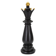 Pezzo degli scacchi Alfiere decorativo nero e oro - CHESS