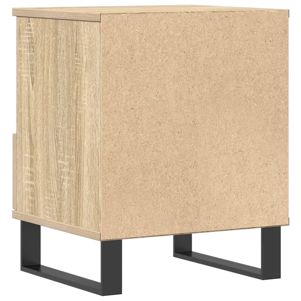 Comodini 2pz Rovere Sonoma 40x35x50 cm in Legno Multistrato 830643