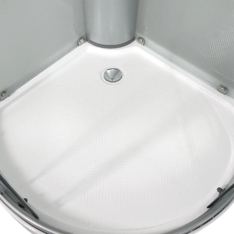 Cabina box doccia curvo idromassaggio 90x90xh212cm Taxico
