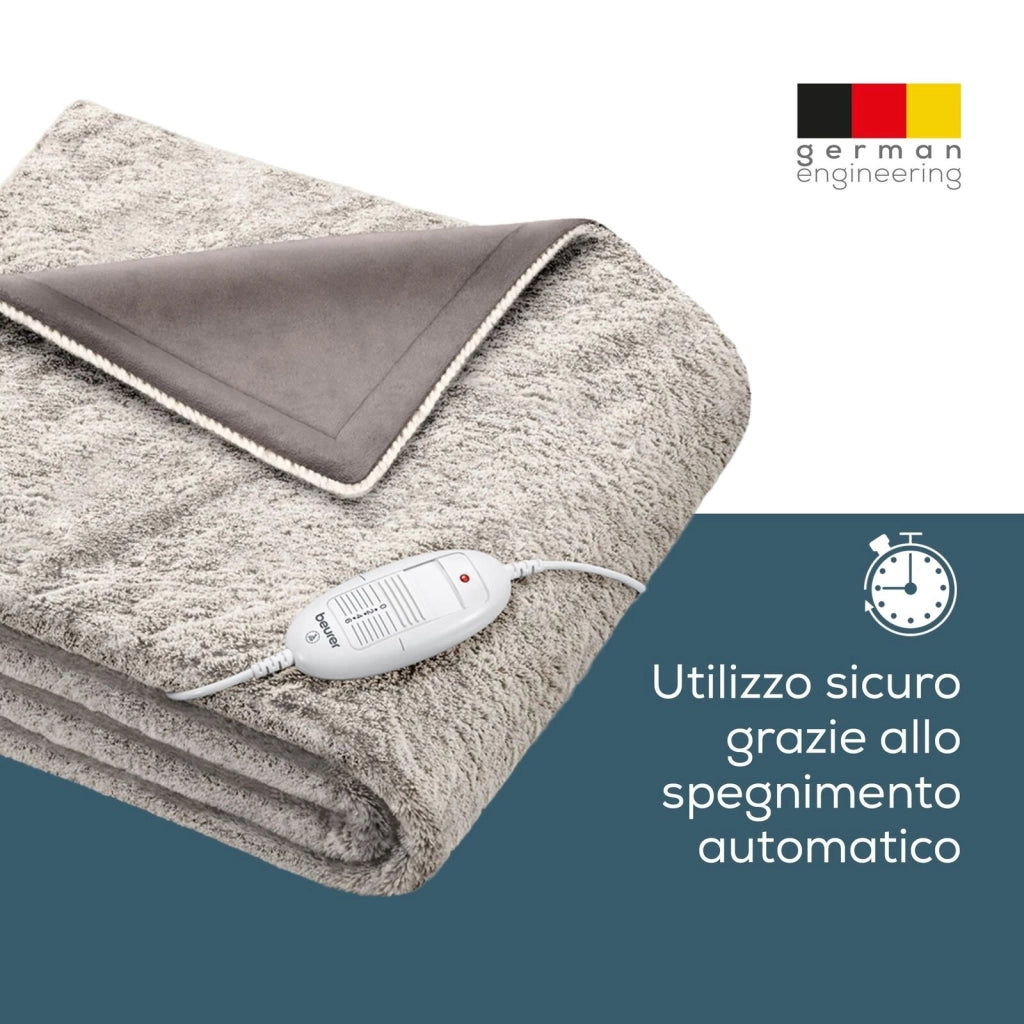 Beurer HD 75 Cosy Termocoperta con Dispositivo di Termoregolazione Elettronico Nordic