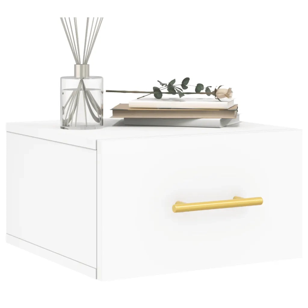 Comodino a Muro Bianco 35x35x20 cmcod mxl 104071
