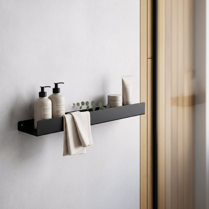 Mensola Da Bagno Sf04 60cm Black Matt