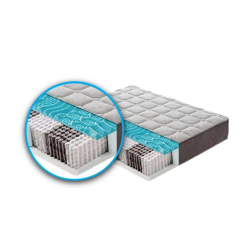 Materasso "Mix" a molle insacchettate e memory foam - 80x200