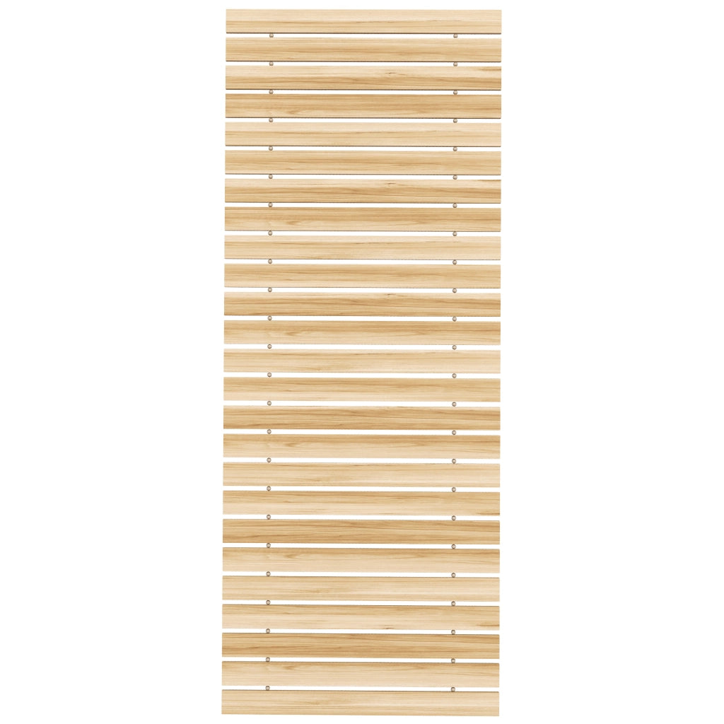 Passerella da Giardino Rotolabile ¨C zephmum ¨C Legno di Abete Naturale 120x47x1 cm