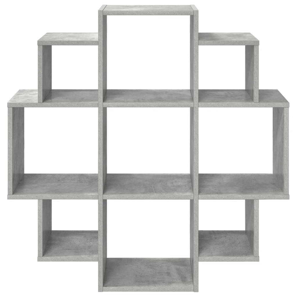Scaffale da parete Grigio Cemento 90 x 25 x 90 cm 8012175