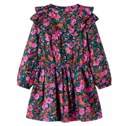 Abito da Bambina a Maniche Lunghe Fucsia 104cod mxl 108768