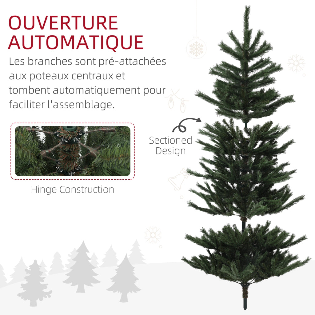 Albero di Natale Artificiale ¨C Minimal ¨C Verde, 180 cm, 467 Rami, Acciaio