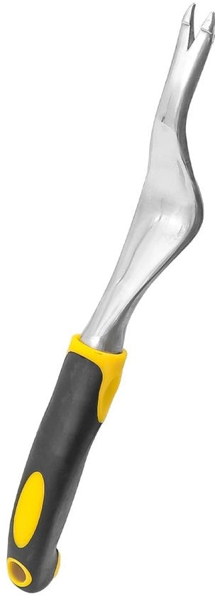 Pulitore di erbacce a manovella in lega di alluminio - Maneggevole impugnatura - Adatto per eliminare la piantaggine - 29cm - Sostenibile e leggero - Strumento per la rimozione delle erbacce