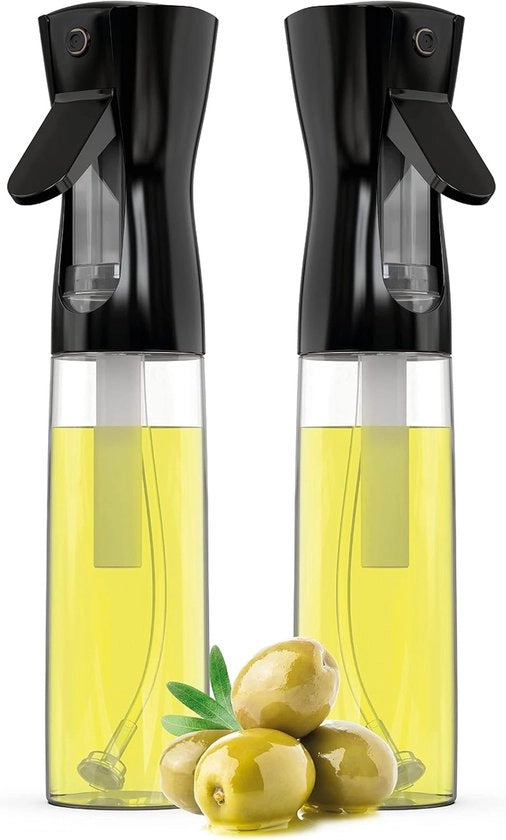 Spray per oli e aceto - contenitore per olio d'oliva e aceto da cucina - 300 ml - 2 pezzi