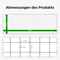 Rete da voliera 4 angoli Maglie 12x12mm Rotolo da 25m alto 50cm In acciaio zincato