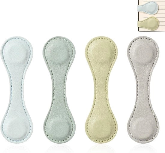 Leggii magnetici in pelle - 4 pezzi - stile e pratici