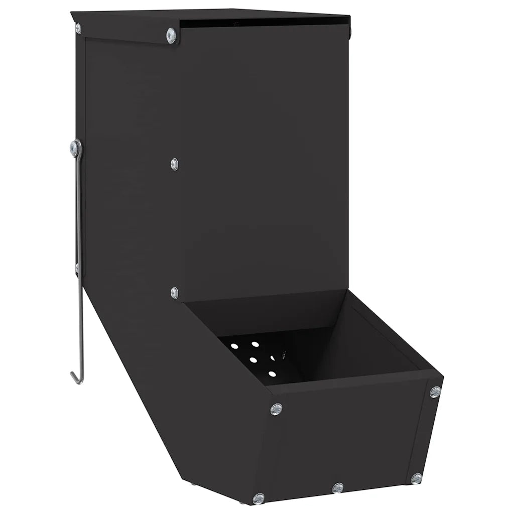 Mangiatore per conigli Nero 12,5 x 26 x 28,5 cm 874603
