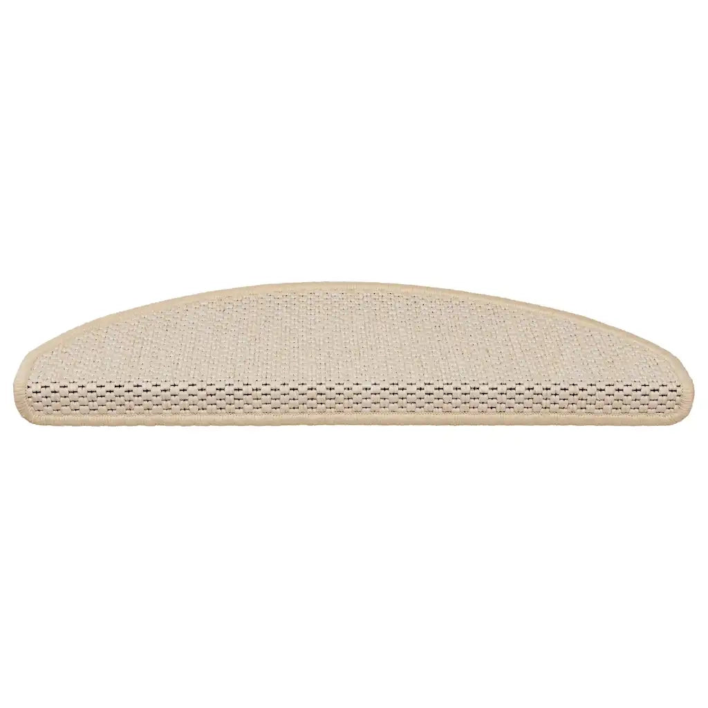 Tappeti Autoadesivi Scale Aspetto Sisal 15 pz 65x21x4cm Berbero 326881