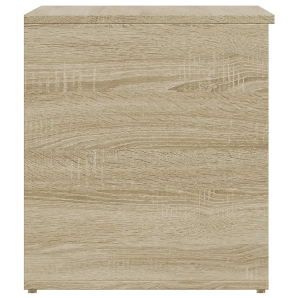 Cassapanca Rovere Sonoma 84x42x46 cm in Legno Ingegnerizzato cod mxl 48471