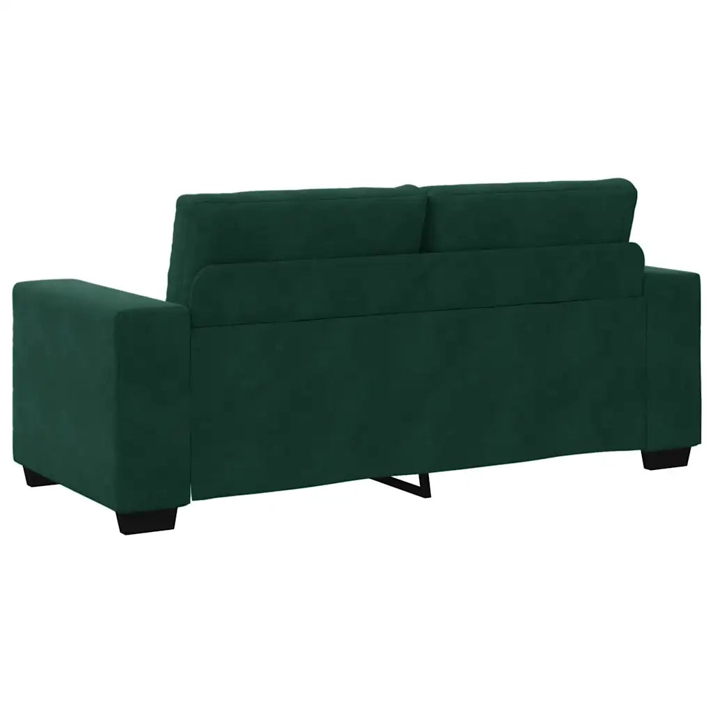 Divano Divanetto-Sofa Verde Scuro 140 cm in Velluto 903457