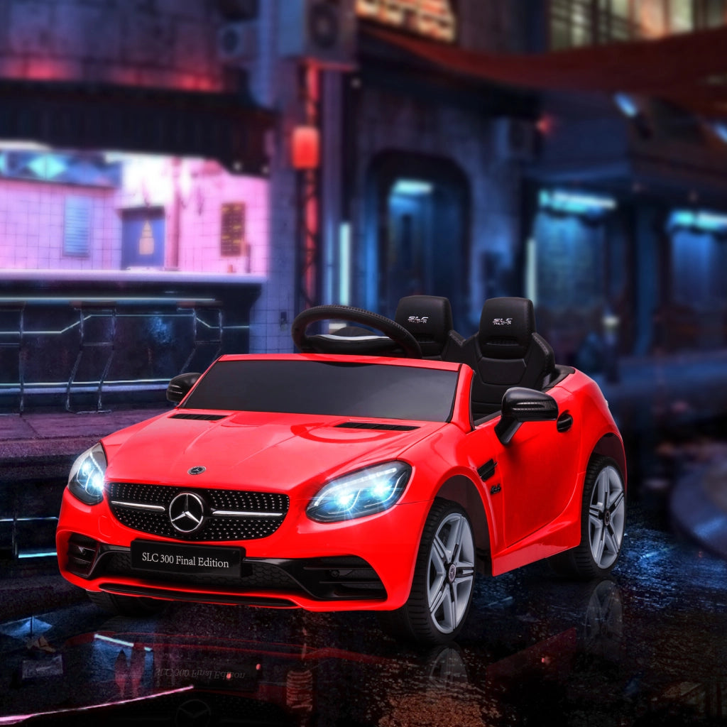 Macchina Elettrica per Bambini Mercedes SLC 300 ¨C Minimal ¨C Rosso PP Metallo 107x62.5x44 cm