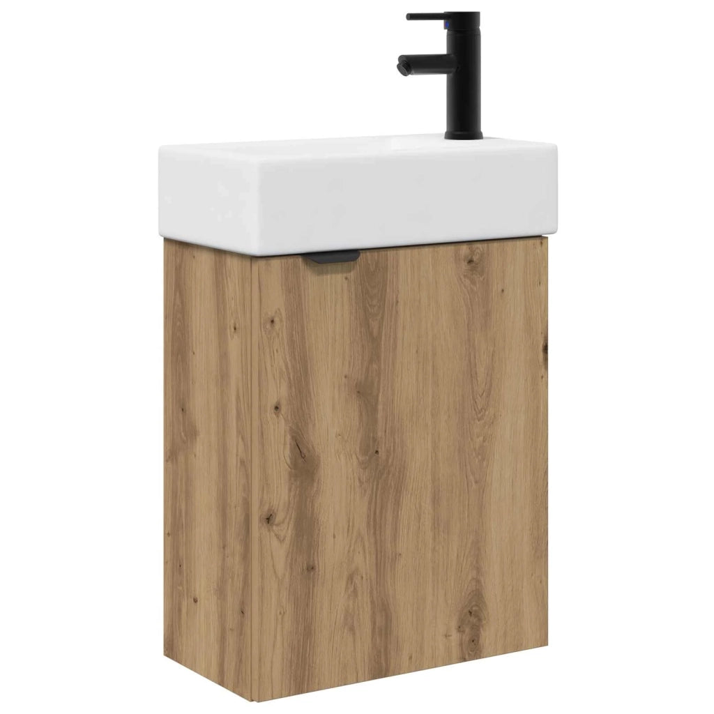 Mobile bagno con rubinetto Rovere Artigianale 889440
