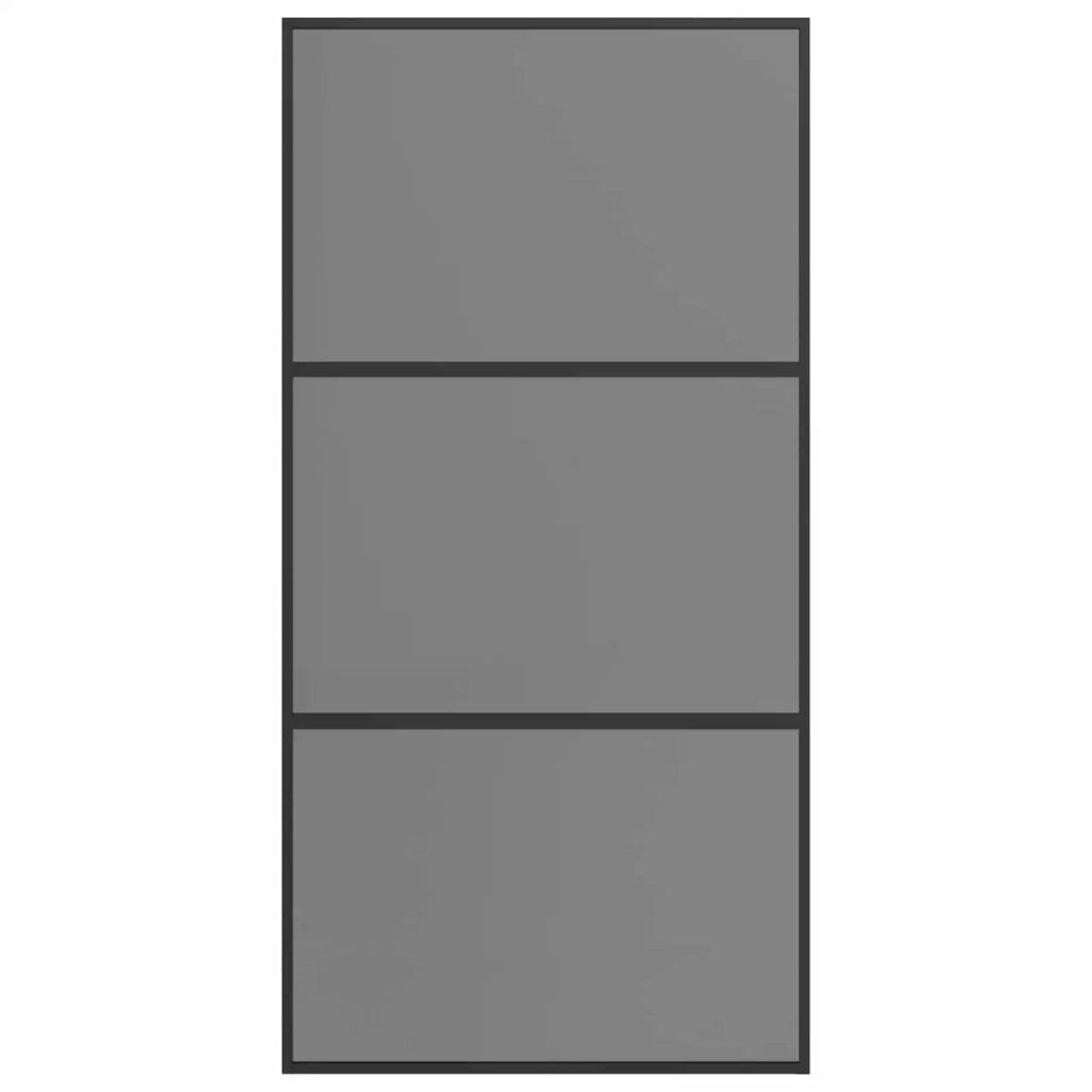 Porta scorrevole 102 x 205 cm Vetro Temperato e Alluminio 42054110