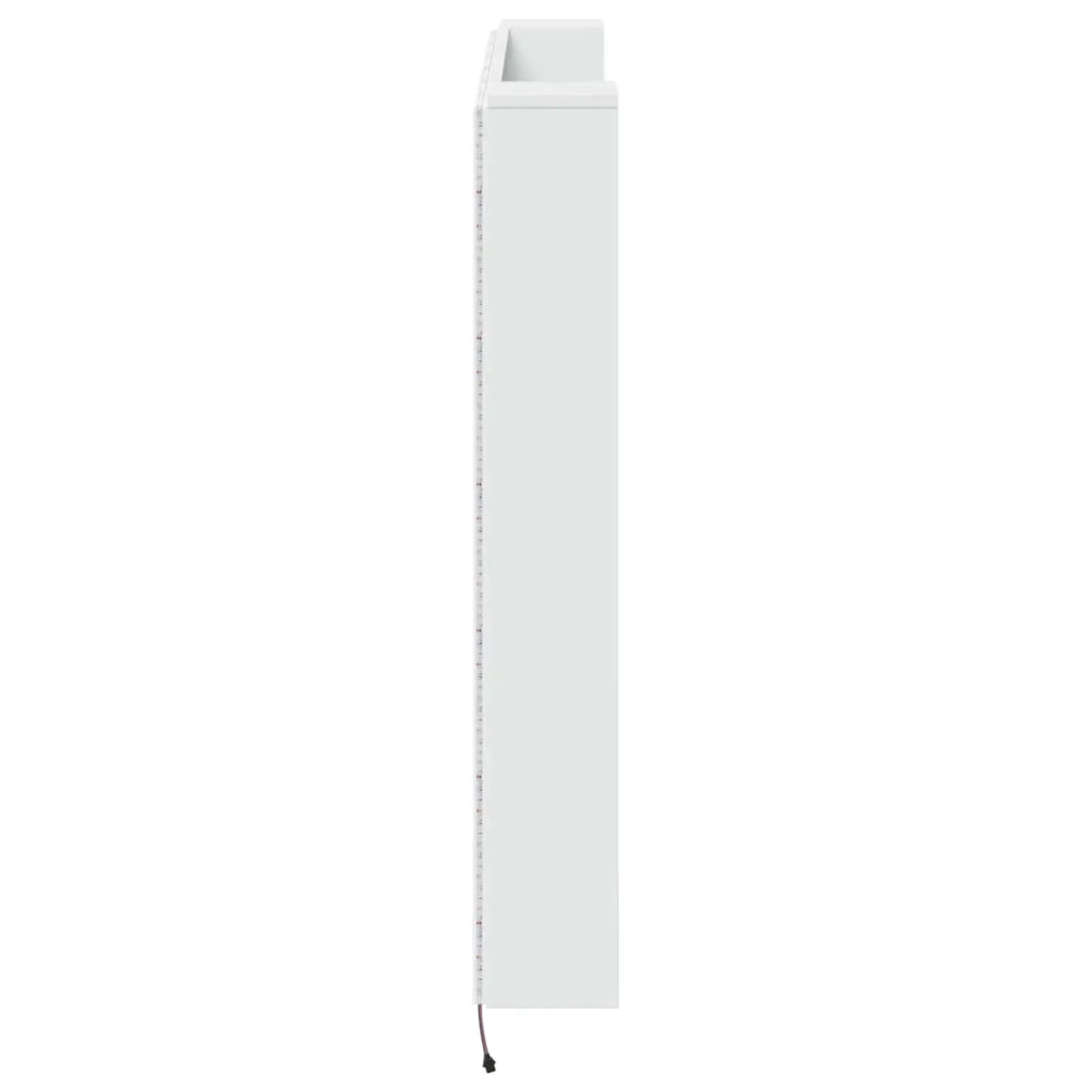 Testata con Mobile e LED Bianco 140 x 16,5 x 103,5 cm