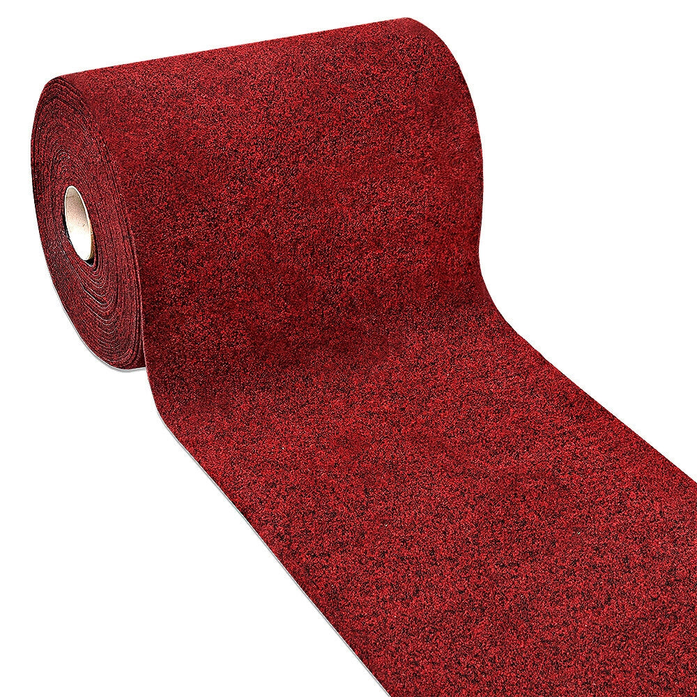 Passatoia Ingresso Moquette Asciugapassi Tinta Unita Corridoio Marciapiede 100x80 Cm Bordeaux