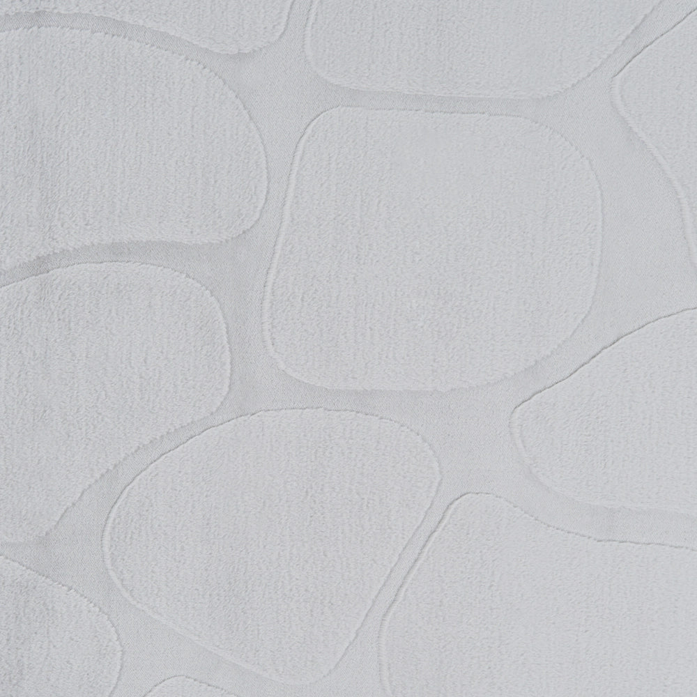 Tappeto decorativo rettangolare in jacquard, 160 x 160 cm tortora design elegante