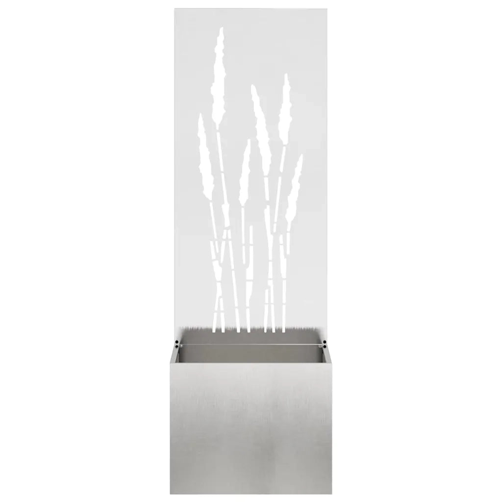 Schermo per privacy in giardino Traforo Argento 50 x 150 cm 876466