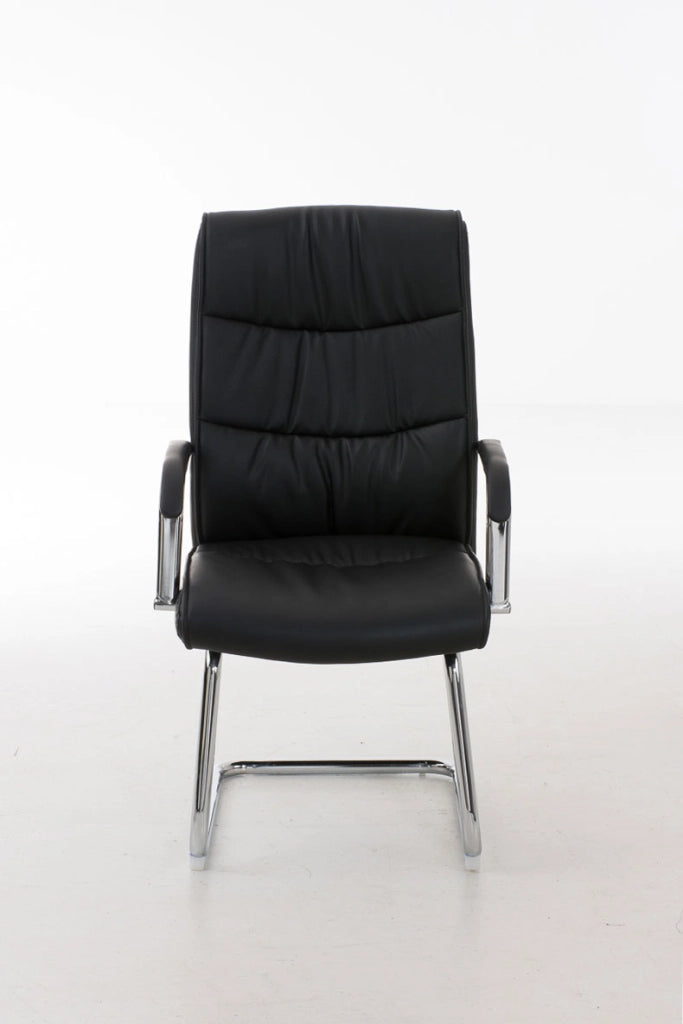 Sedia Caro in similpelle nero