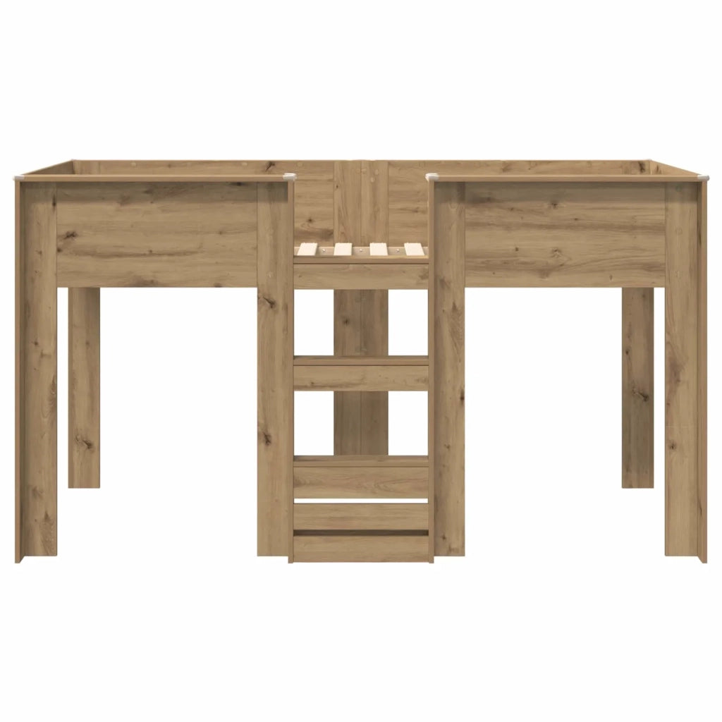 Letto a Castello per Bambini Rovere artigianale 100 x 200 cm 3410506