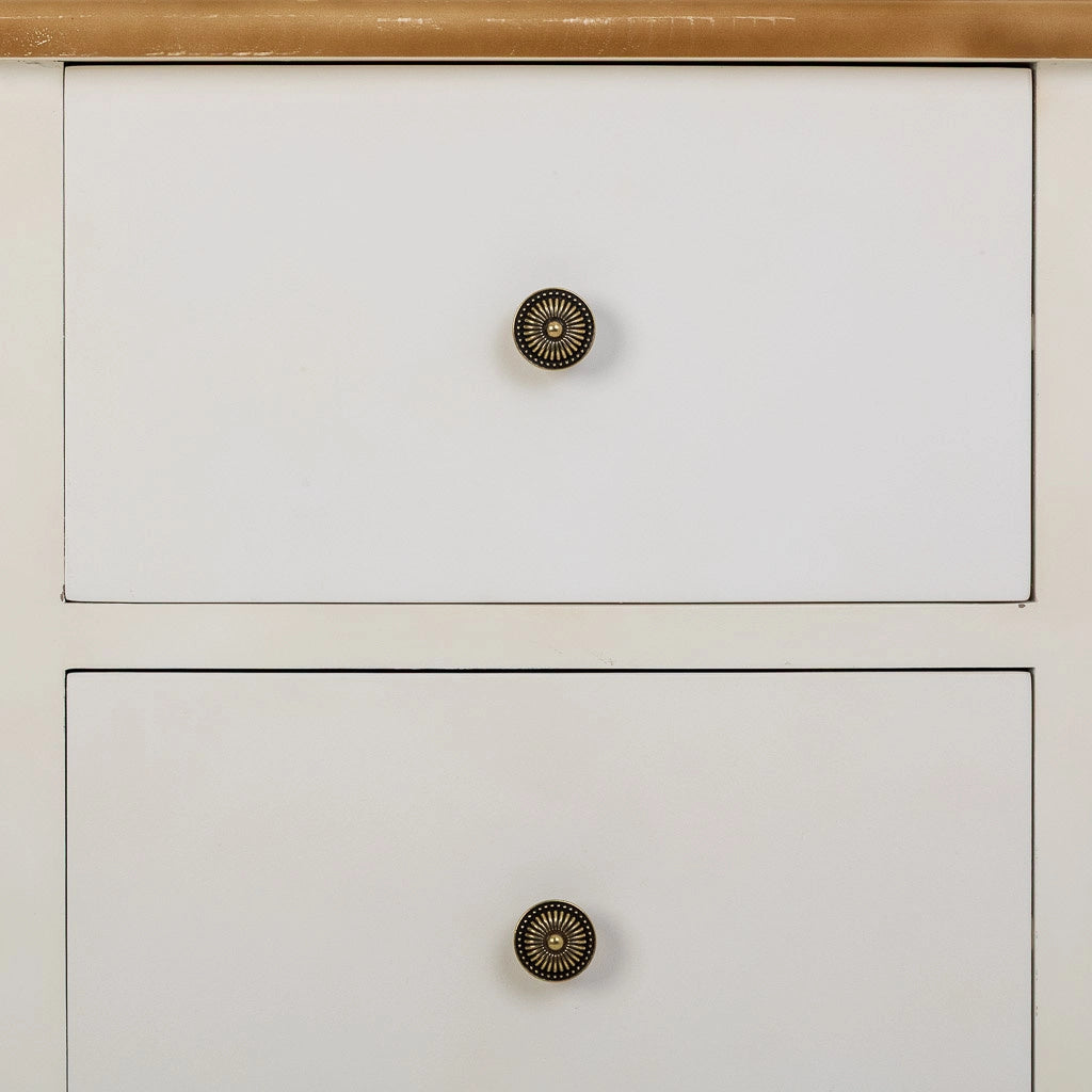 Credenza in legno bianco 150x37x114,5h cm